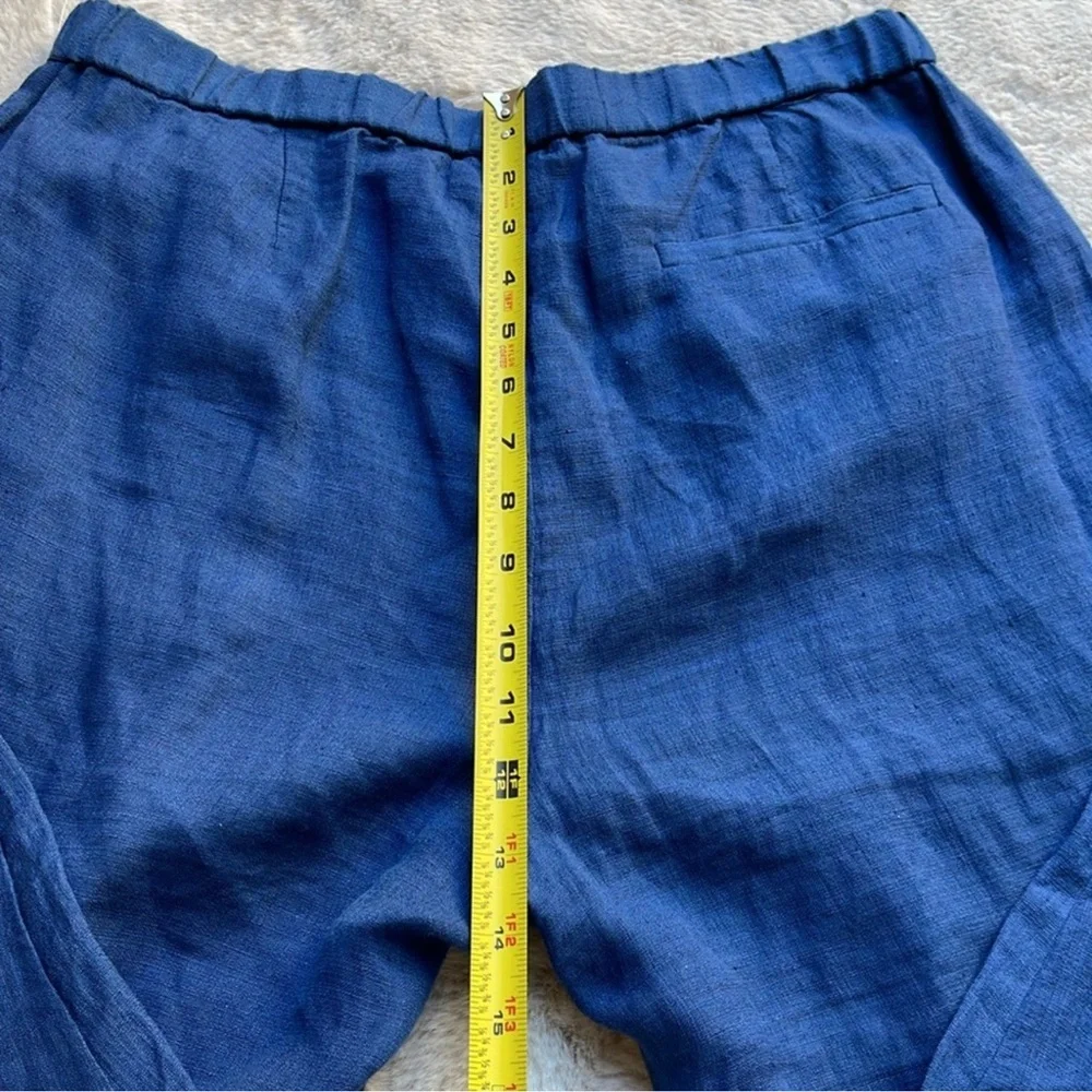 Eileen Fisher pleated linen pants